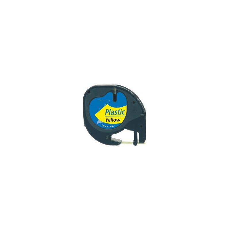 BK-Yellow 12mmX4m Plastica  Dymo 2000,LT100H,QX50 S0721670