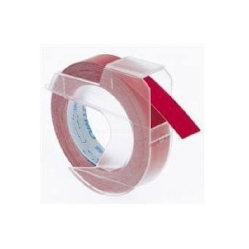 Rosso compa Dymo Junior/Omega Nastro a relievo 3D-9MMx3M