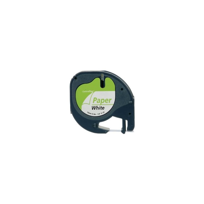 BK-White 12mmX4m for DYMO-Letratag 2000,LT100H,QX50 S0721520